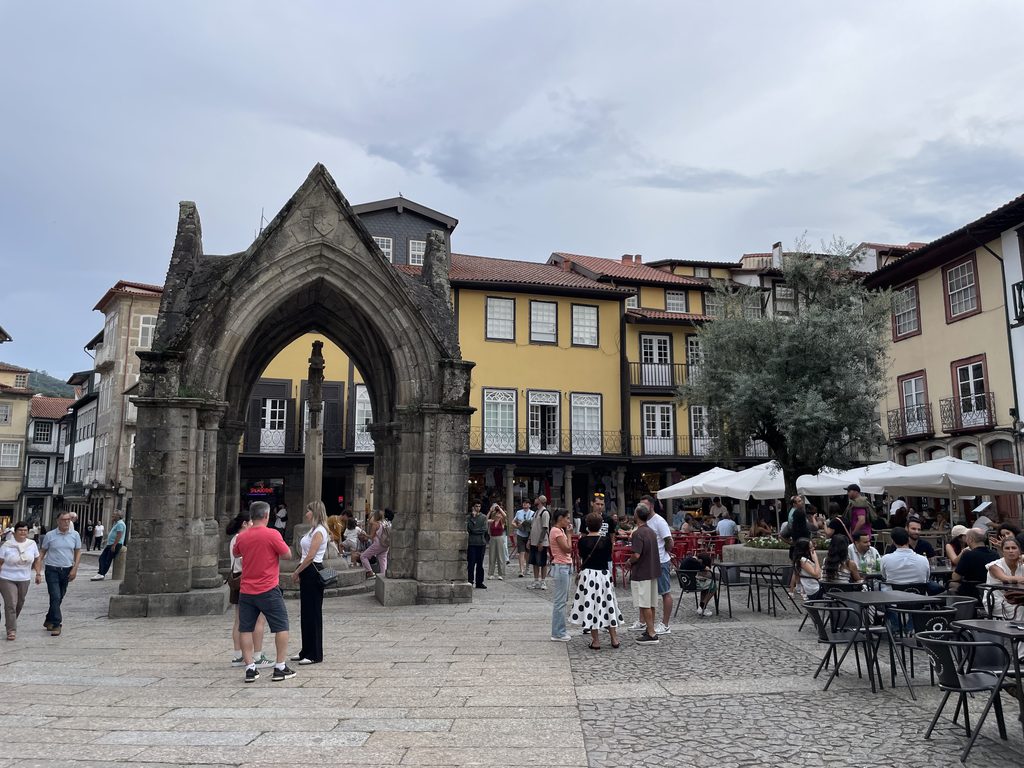 Largo da Oliveira in the historic centre of Guimarães